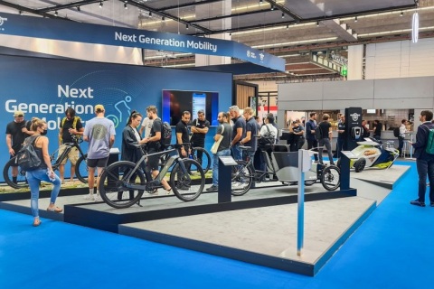 德国法兰克福欧洲自行车展览会展会现场图片