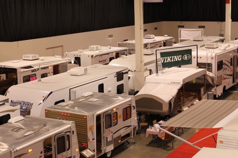 美国赫尔希房车及露营展览会展会现场图片