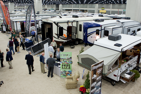 美国华盛顿房车及露营展览会展会现场图片