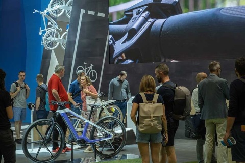 德国法兰克福欧洲自行车展览会展会现场图片