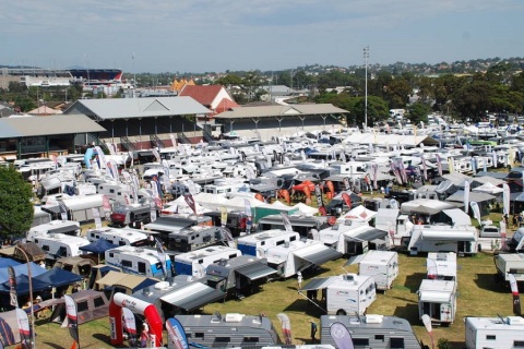 澳洲澳大利亚悉尼房车、户外露营用品展览会展会现场图片