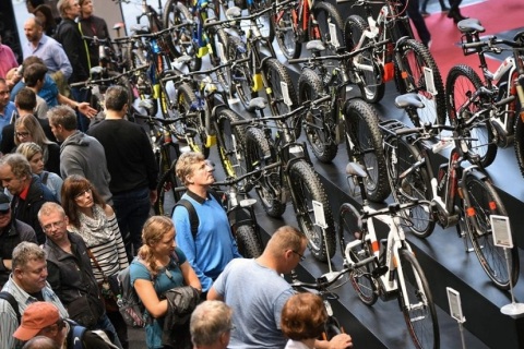 德国法兰克福欧洲自行车展览会展会现场图片