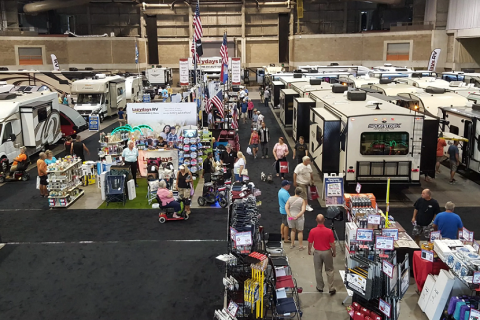美国华盛顿房车及露营展览会展会现场图片