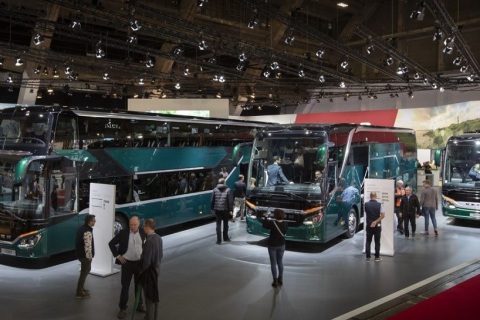 比利时布鲁塞尔客车、巴士展览会展会现场图片