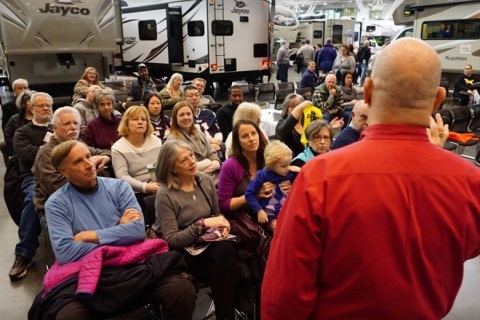 加拿大多伦多房车露营展展会现场图片