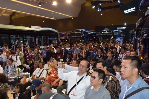 印尼雅加达巴士客车展览会展会现场图片