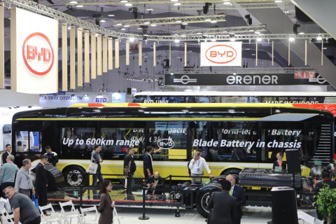 比利时布鲁塞尔客车、巴士展览会展会现场图片