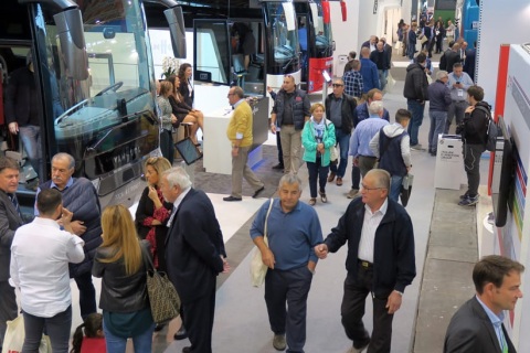 意大利里米尼微交通、客车巴士展览会展会现场图片