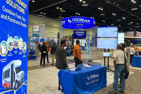 美国公共交通及客车展览会展会现场图片