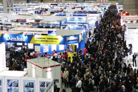 日本东京自动驾驶技术展览会展会现场图片