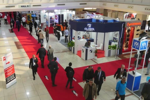 土耳其伊斯坦布尔客车巴士展览会展会现场图片