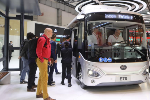 比利时布鲁塞尔客车、巴士展览会展会现场图片