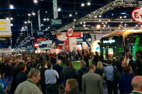 美国公共交通及客车展览会展会现场图片