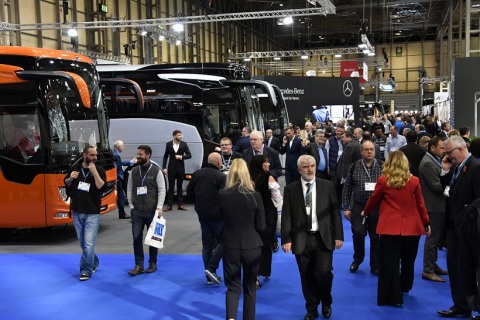 英国伯明翰欧洲客车巴士展览会展会现场图片