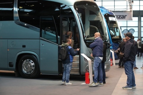 意大利里米尼微交通、客车巴士展览会展会现场图片