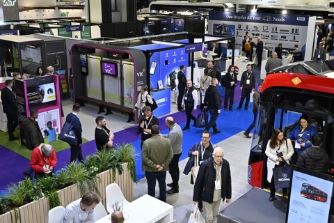 英国伯明翰欧洲客车巴士展览会展会现场图片