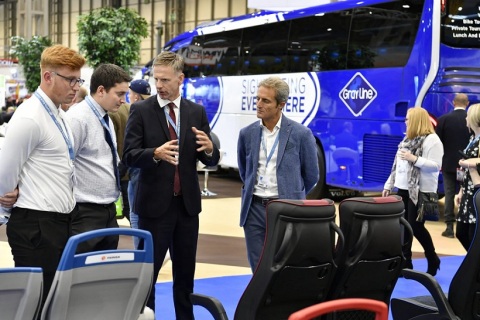 英国伯明翰欧洲客车巴士展览会展会现场图片