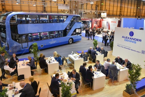 英国伯明翰欧洲客车巴士展览会展会现场图片