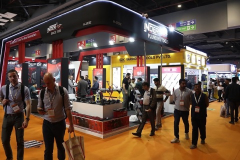 印度新德里五金展览会展会现场图片