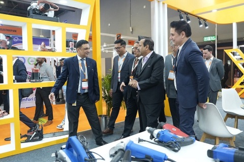 印度新德里五金展览会展会现场图片