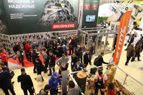 俄罗斯莫斯科五金电动工具展览会展会现场图片