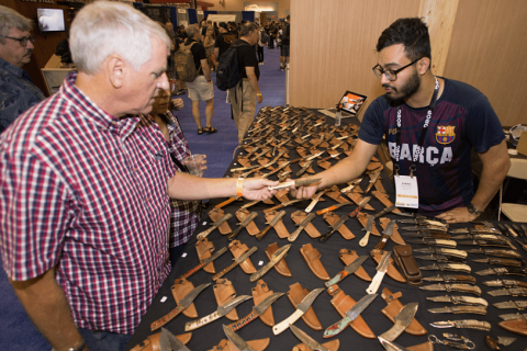 美国德克萨斯州刀具展展会现场图片