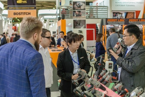 俄罗斯莫斯科五金及电动工具展览会展会现场图片