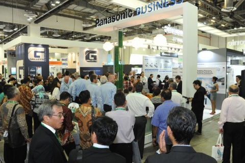 新加坡绿色建筑建材卫浴展览会展会现场图片