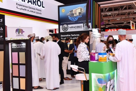中东阿曼马斯喀特建材展览会展会现场图片
