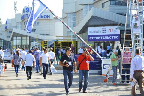 哈萨克斯坦建材展览会展会现场图片