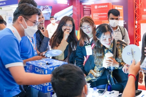 柬埔寨金边建材五金展览会展会现场图片