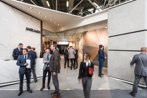 意大利博洛尼亚陶瓷卫浴展览会展会现场图片