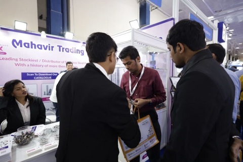 印度紧固件展展会现场图片