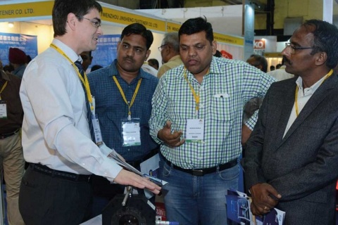 印度紧固件展览会展会现场图片