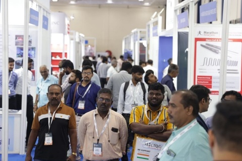 印度紧固件展展会现场图片