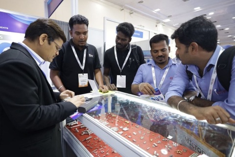 印度紧固件展展会现场图片