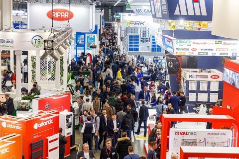 俄罗斯莫斯科暖通制冷及空调卫浴展览会展会现场图片