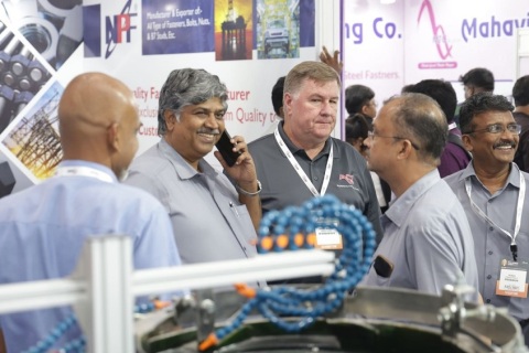 印度紧固件展展会现场图片