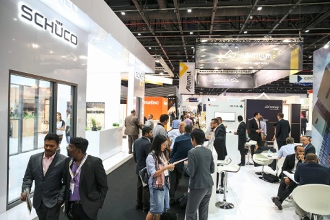 中东迪拜门窗幕墙展览会展会现场图片