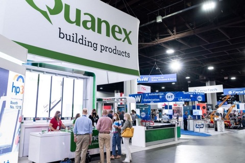 美国玻璃门窗幕墙展览会展会现场图片