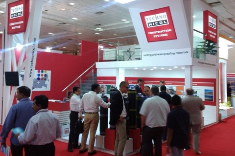 印度屋面及防水建筑材料展展会现场图片