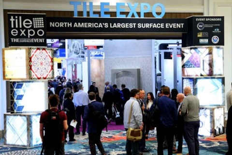 美国拉斯维加斯瓷砖展展会现场图片