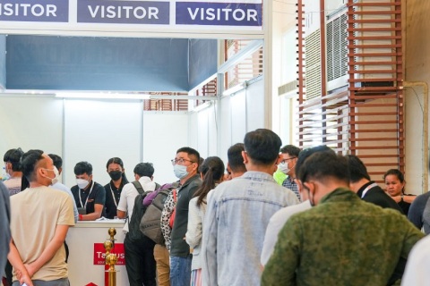 柬埔寨金边暖通制冷展览会展会现场图片