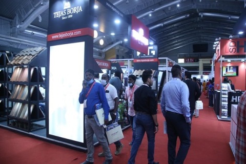 印度地面材料及铺装技术展展会现场图片