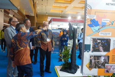 印尼石材及地面材料展览会展会现场图片