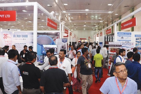 印度地面材料及铺装技术展展会现场图片