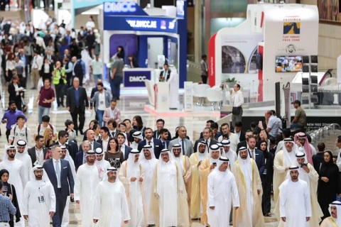 中东迪拜制冷空调通风展览会展会现场图片