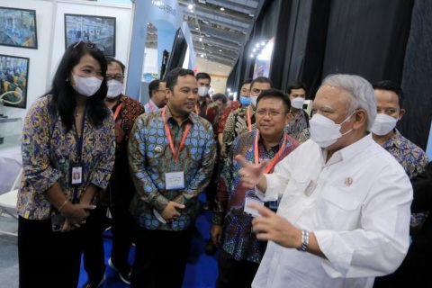 印尼石材及地面材料展览会展会现场图片