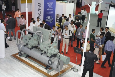 印度暖通制冷展览会展会现场图片