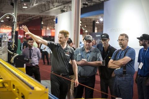 加拿大多伦多金属成型及焊接展览会展会现场图片